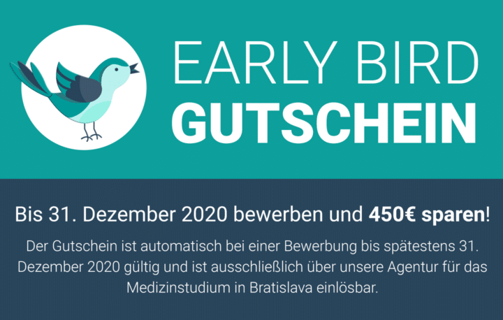 EARLY BIRD Gutscheinaktion bis 31. Dezember!